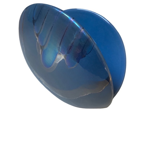 Vintage Nielsen's Ceramics Overlay Handmade Turquoise Napkin Holder Rare to Find - Picture 15 of 16